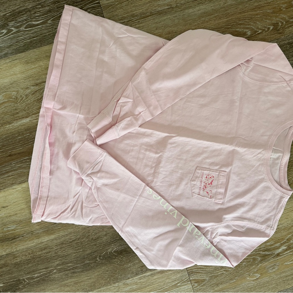 Vineyard Vines Pink Long Sleeve Tee